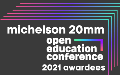 Announcing the 2021 Michelson Open Education Scholarship Recipients