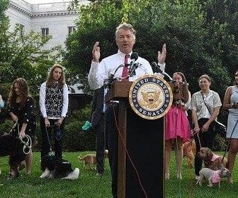 Rand Paul, Pets on Capitol Hill