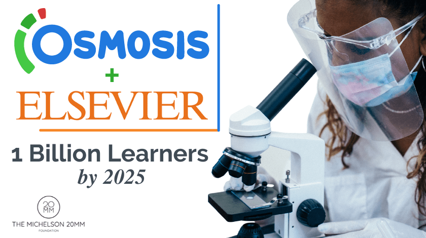 Innovative Medical Education Company Partners with the World’s Largest Scientific Publisher in Effort to Reach 1 Billion Learners by 2025