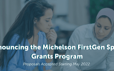 Alya Michelson’s FirstGen Program Announces New Spark Grants Program