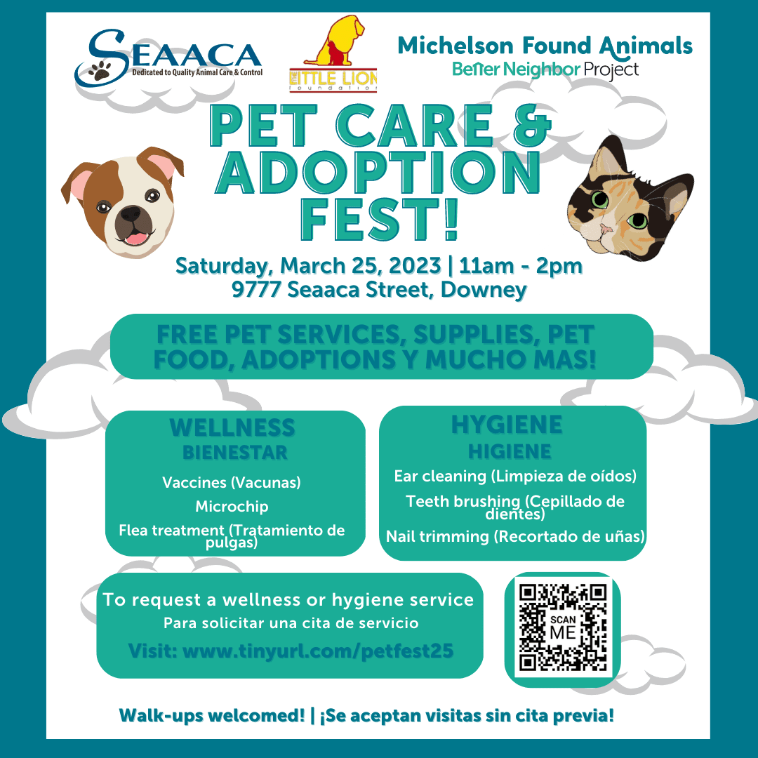 SEAACA Pet Care & Adoption Fest, Downey