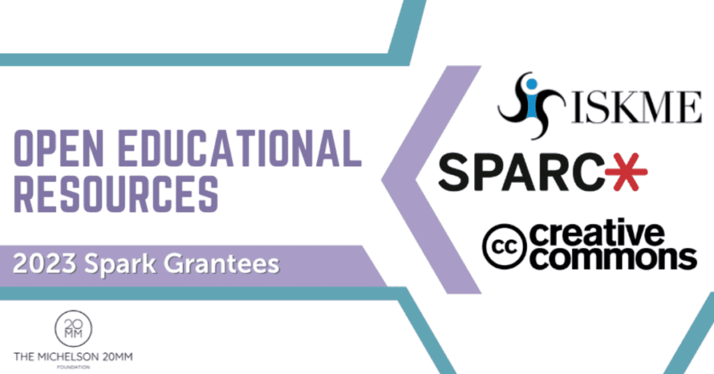 2023 Open Educational Resources Spark Grantees 