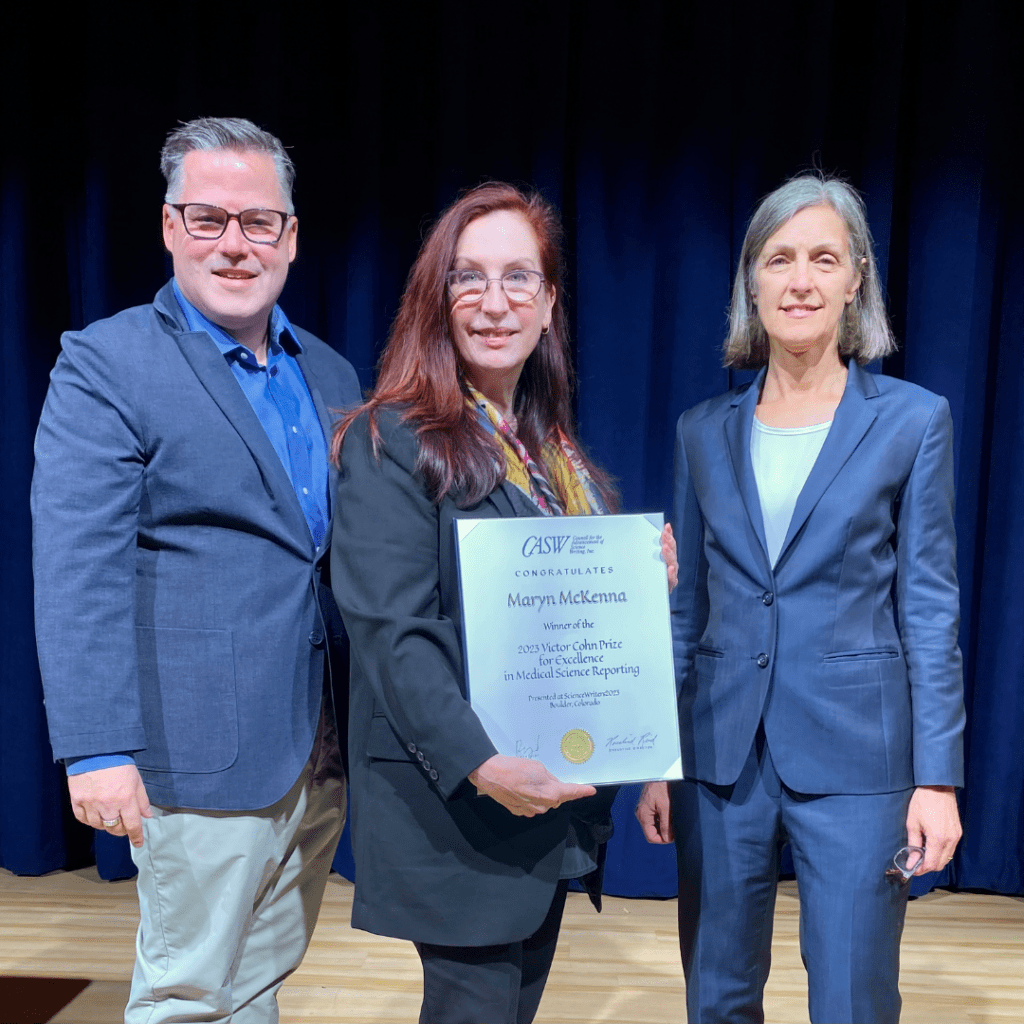 Maryn McKenna, NASW 2023 Victor Cohen Prize