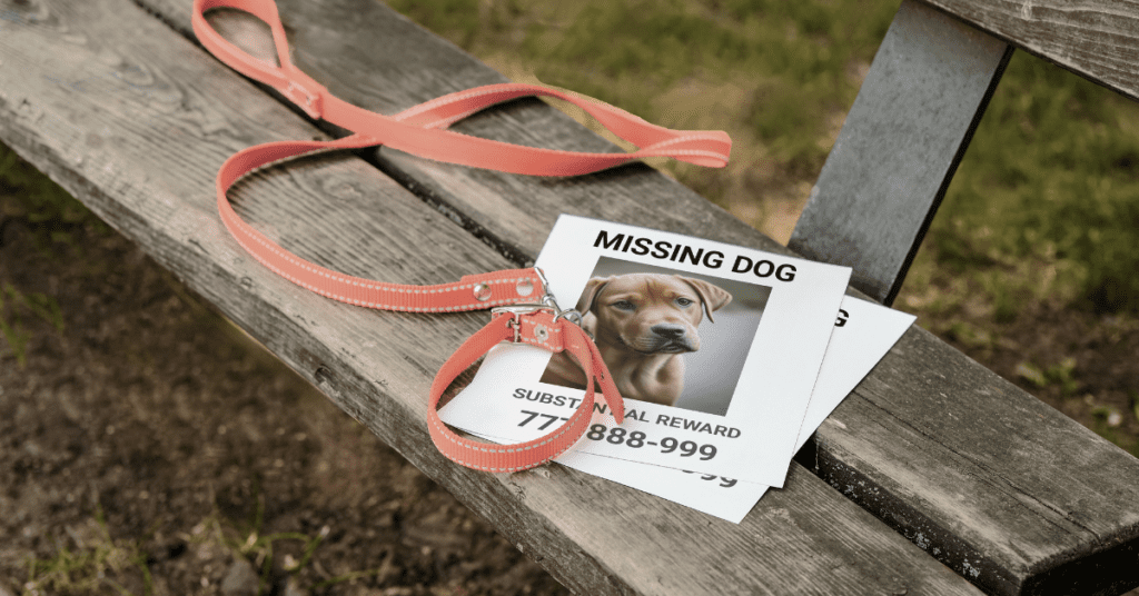 lost dog flyer, pet disputes