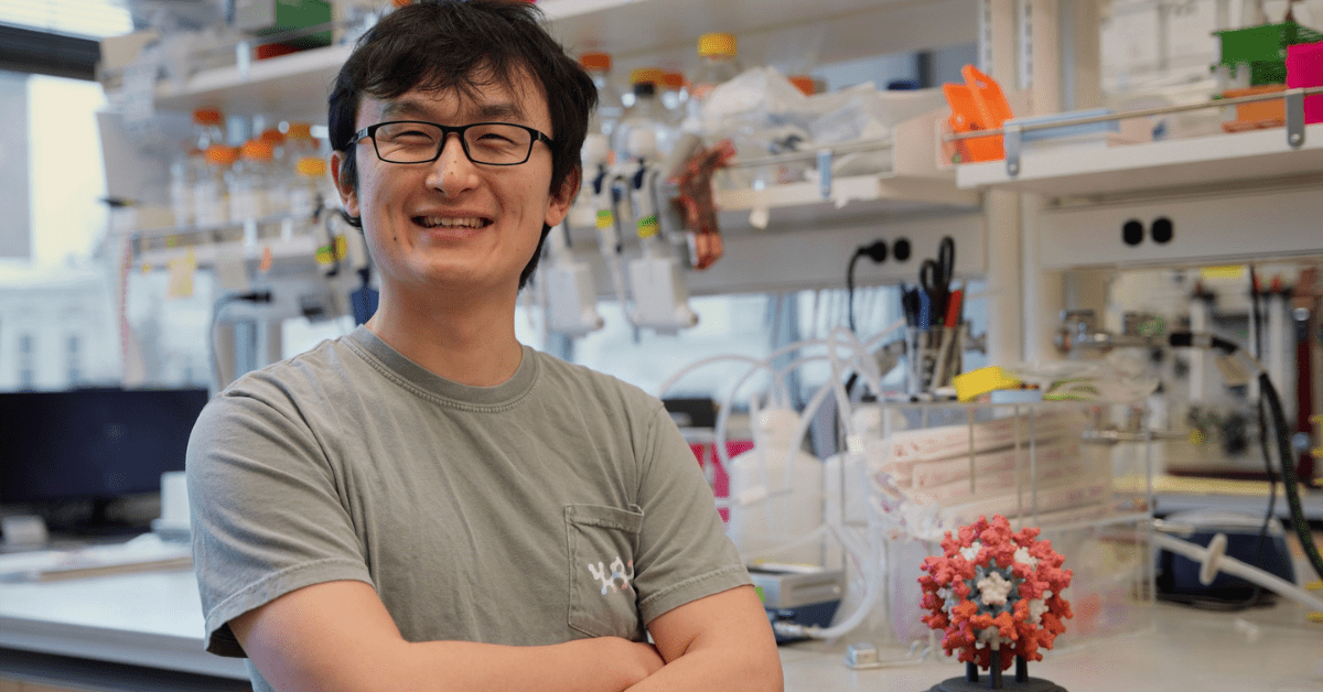 Dr. Bingxu Liu. Science Prize Grand Prize Winner