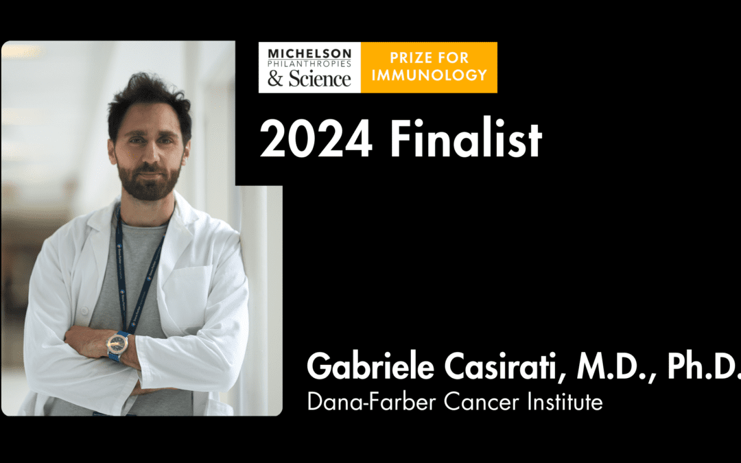 Michelson Prize Finalist Dr. Gabriele Casirati Makes Cancer Immunotherapies Safer through Genetic Engineering