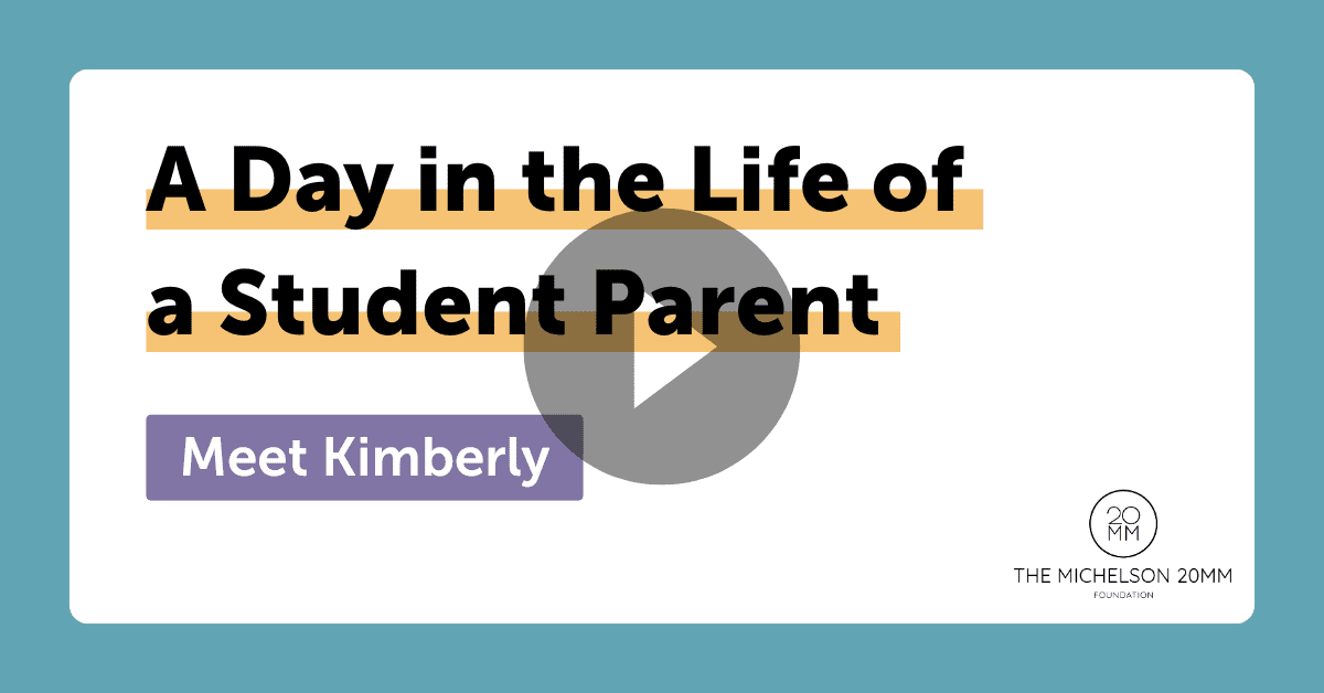 A Day in the Life of Student Parent Kimberly Salazar