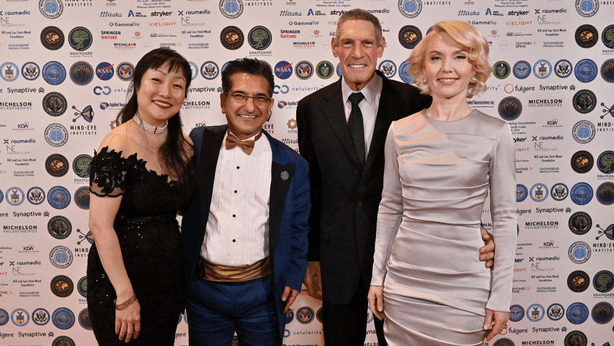 Michelsons Honored with 2024 Humanitarian Award at the World Brain Mapping Foundation’s 21st Gathering for Cure Awards Gala